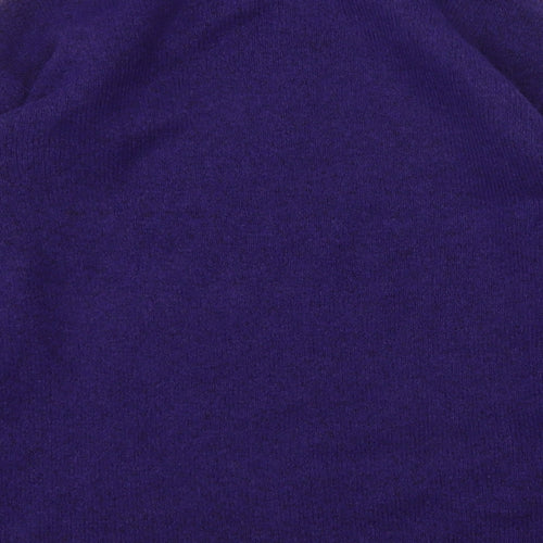 Marks and Spencer Womens Purple Round Neck  Acrylic Pullover Jumper Size S