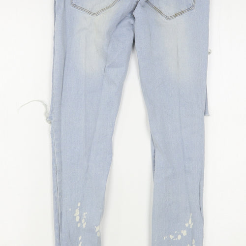 The Rockn Rev Womens Blue  Cotton Skinny Jeans Size 6 L29 in Regular
