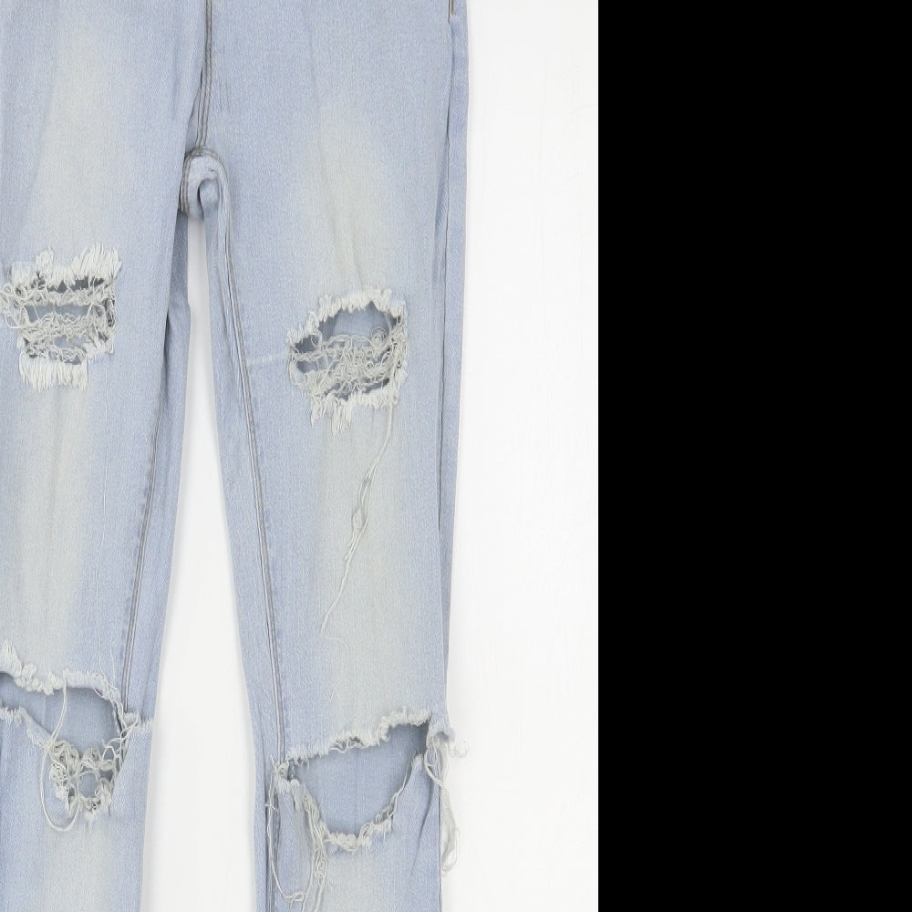 The Rockn Rev Womens Blue  Cotton Skinny Jeans Size 6 L29 in Regular