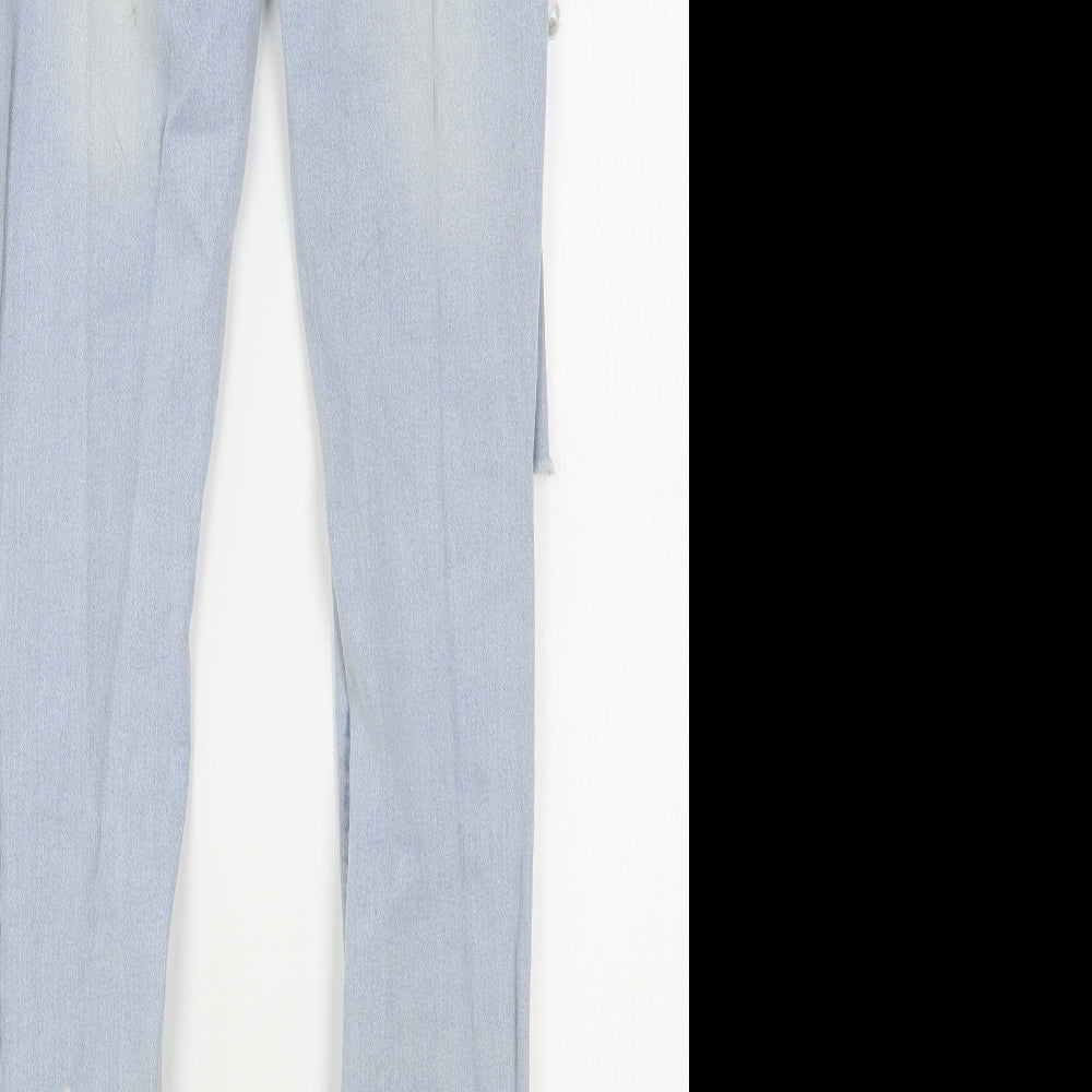 The Rockn Rev Womens Blue  Cotton Skinny Jeans Size 6 L29 in Regular