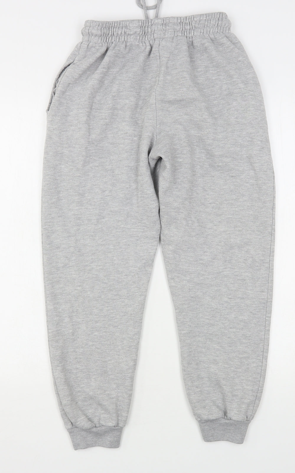 BoohooMAN` Mens Grey  Cotton Sweatpants Trousers Size M L25 in Regular