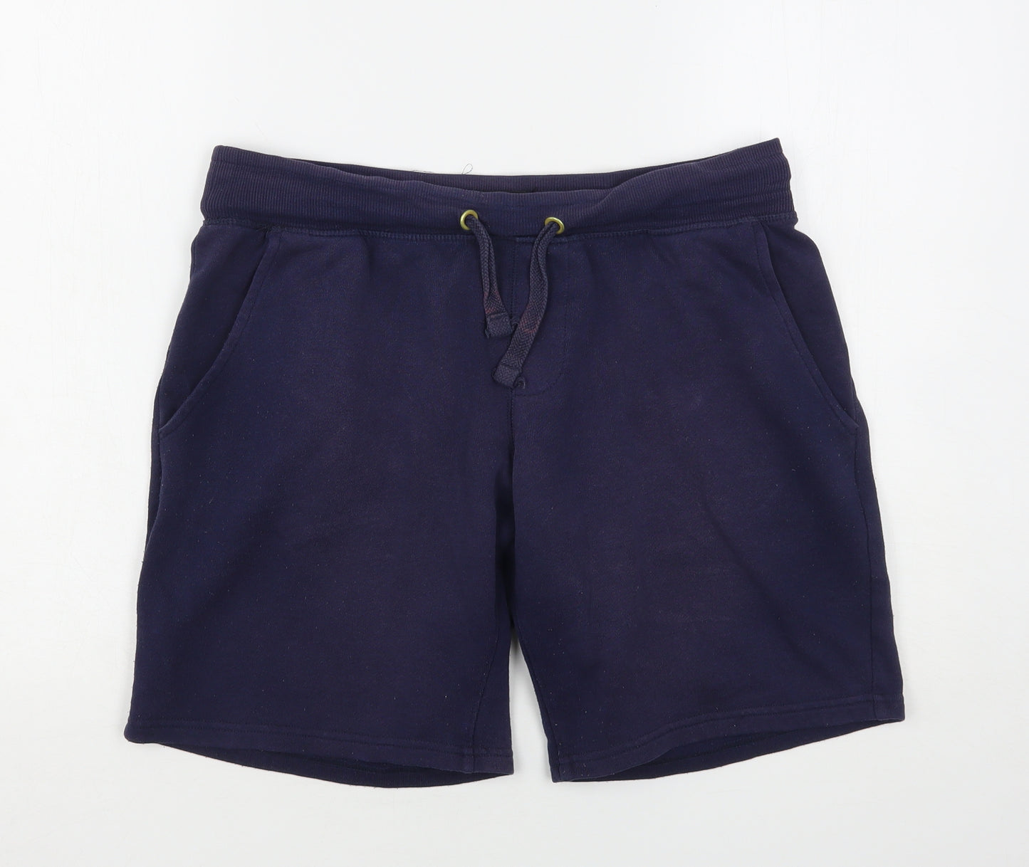F&F Boys Blue  Cotton Sweat Shorts Size S L9 in Regular