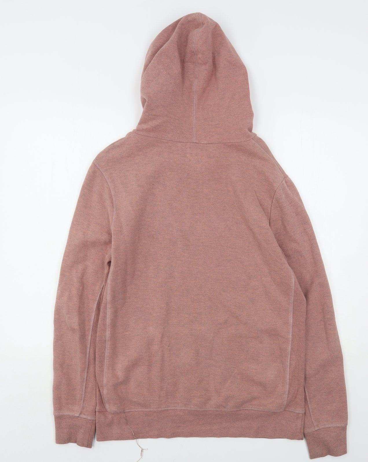 River Island  Mens Pink  Cotton Pullover Hoodie Size M