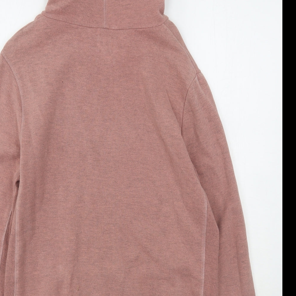 River Island  Mens Pink  Cotton Pullover Hoodie Size M
