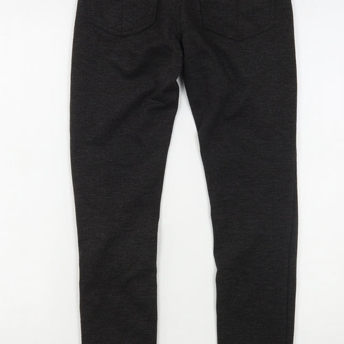 Denim & Co. Womens Grey  Polyester Trousers  Size 6 L28 in Regular