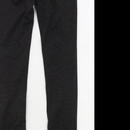 Denim & Co. Womens Grey  Polyester Trousers  Size 6 L28 in Regular