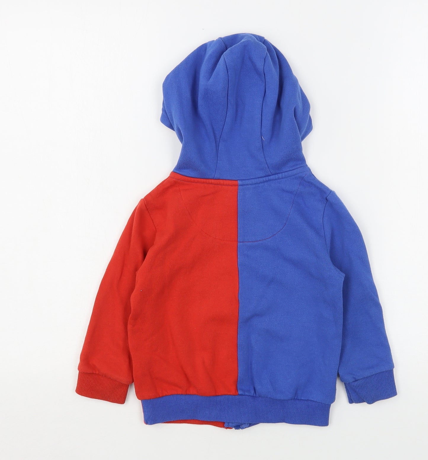 Marvel  Boys Multicoloured  Cotton Full Zip Hoodie Size 3-4 Years   - Captain America