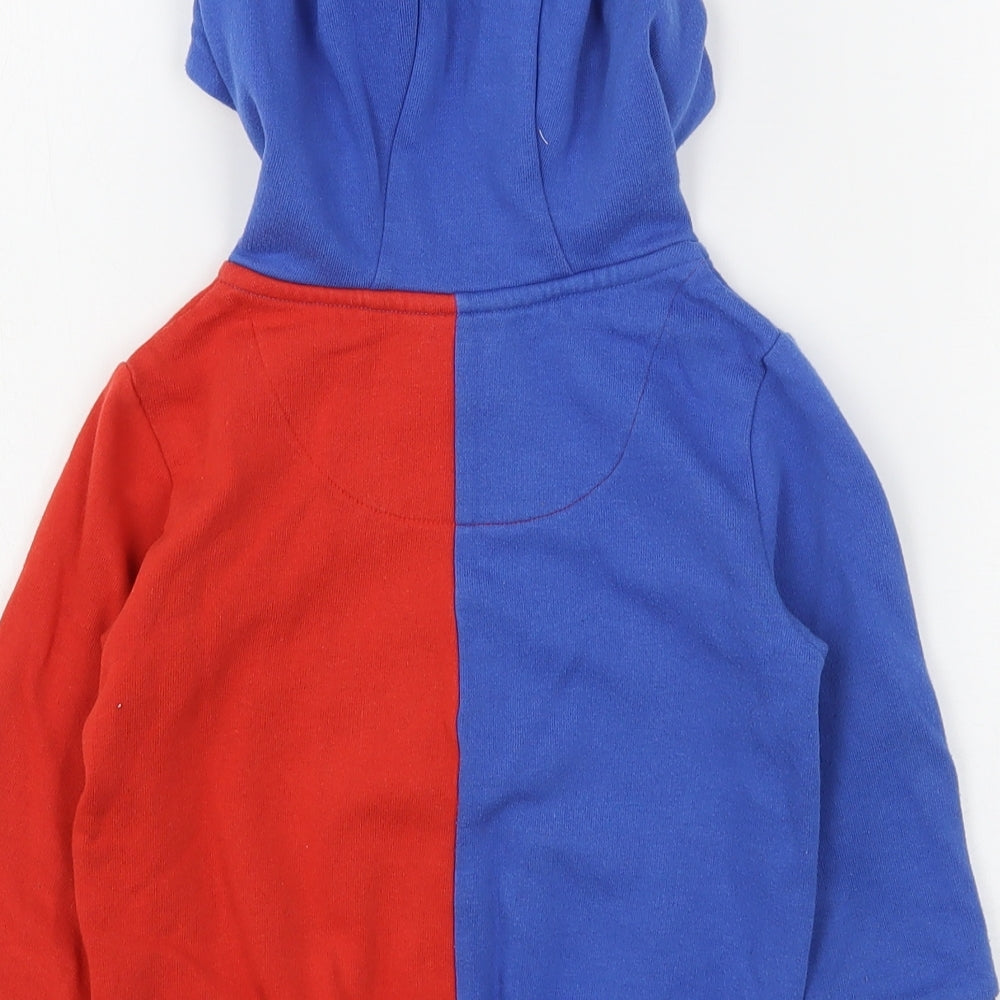 Marvel  Boys Multicoloured  Cotton Full Zip Hoodie Size 3-4 Years   - Captain America