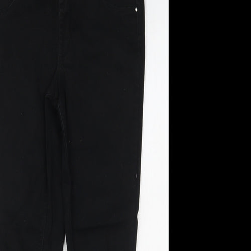 New Look Womens Black  Cotton Skinny Jeans Size 10 L26 in Regular