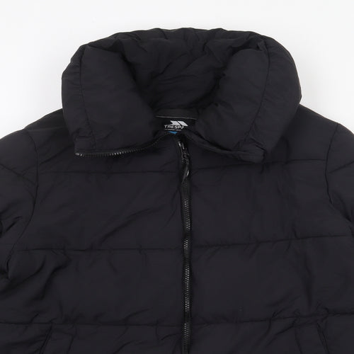 Trespass Womens Black   Puffer Jacket Coat Size 16  Zip