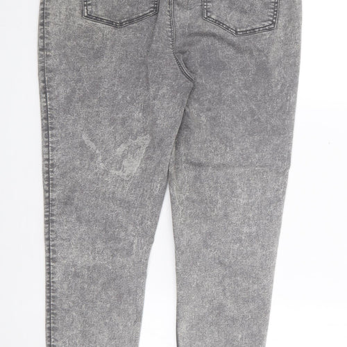 Papaya Womens Grey  Cotton Jegging Jeans Size 12 L27 in Regular