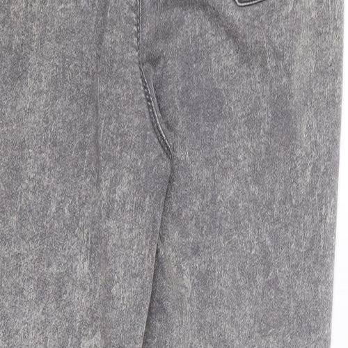 Papaya Womens Grey  Cotton Jegging Jeans Size 12 L27 in Regular