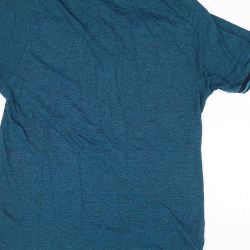 Pierre Cardin Mens Blue  100% Cotton  Polo Size M Collared Pullover