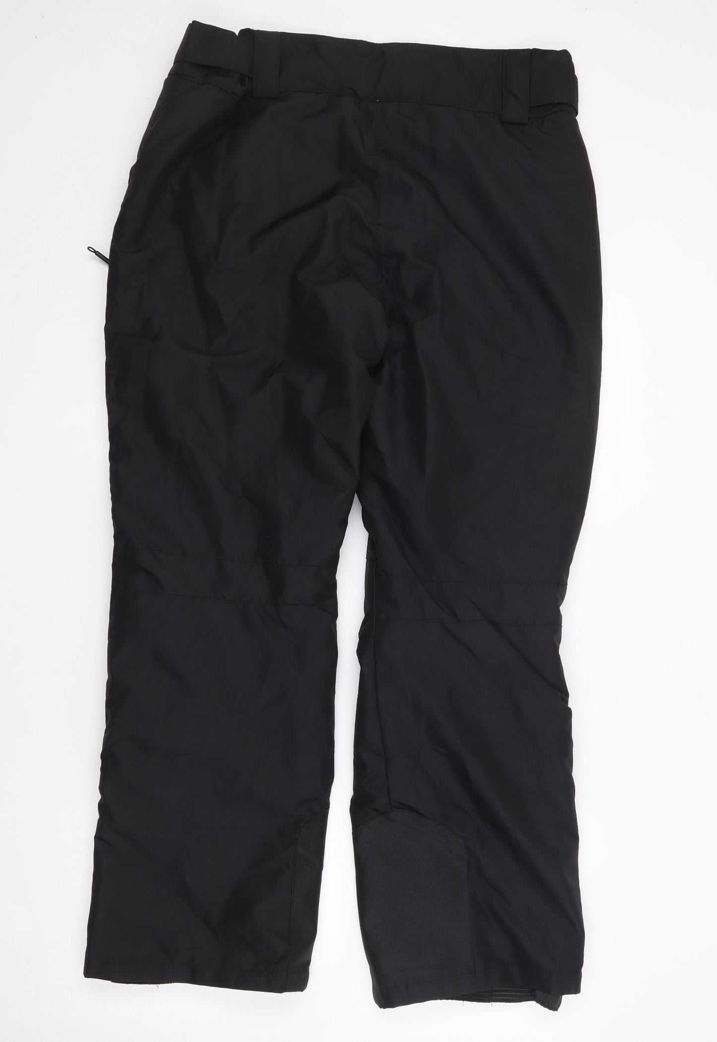 Crivit Womens Black  Polyester Snow Pants Trousers Size 14 L29 in Regular Zip