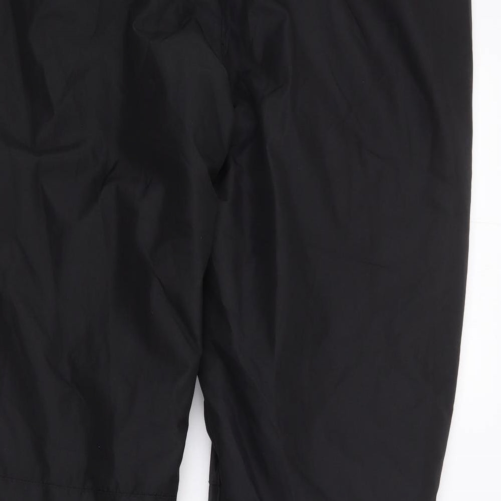 Crivit Womens Black  Polyester Snow Pants Trousers Size 14 L29 in Regular Zip