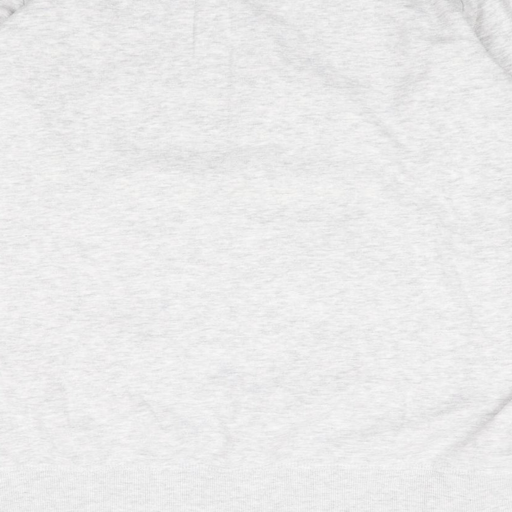 NEXT Womens Grey Crew Neck  Cotton Pullover Jumper Size L   - Christmas