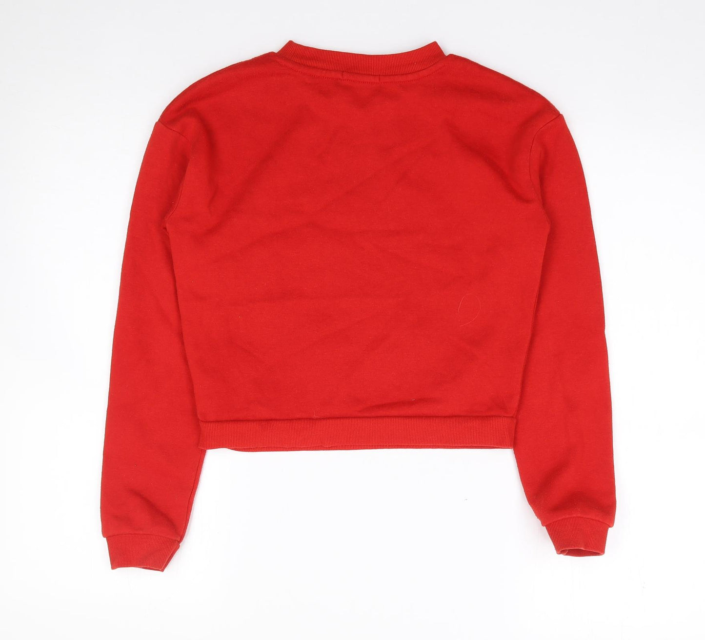 Primark Girls Red  Polyester Pullover Sweatshirt Size 12-13 Years  Pullover