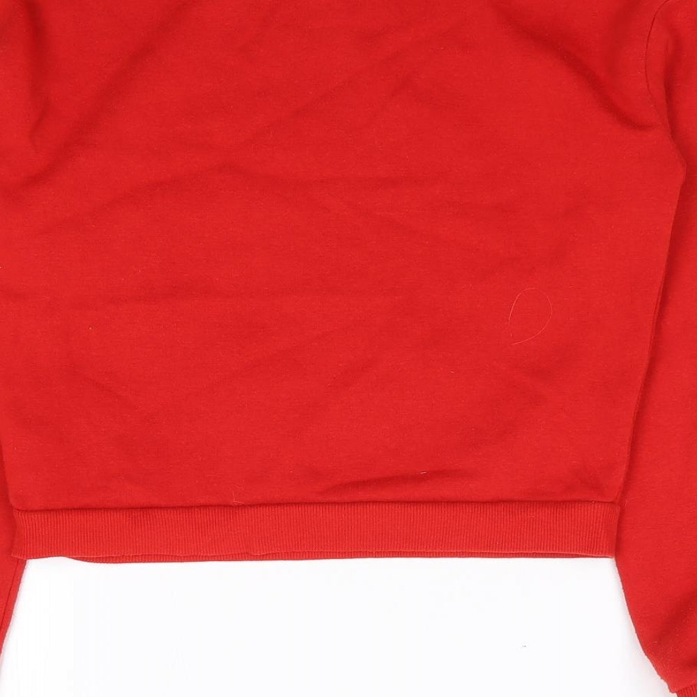 Primark Girls Red  Polyester Pullover Sweatshirt Size 12-13 Years  Pullover