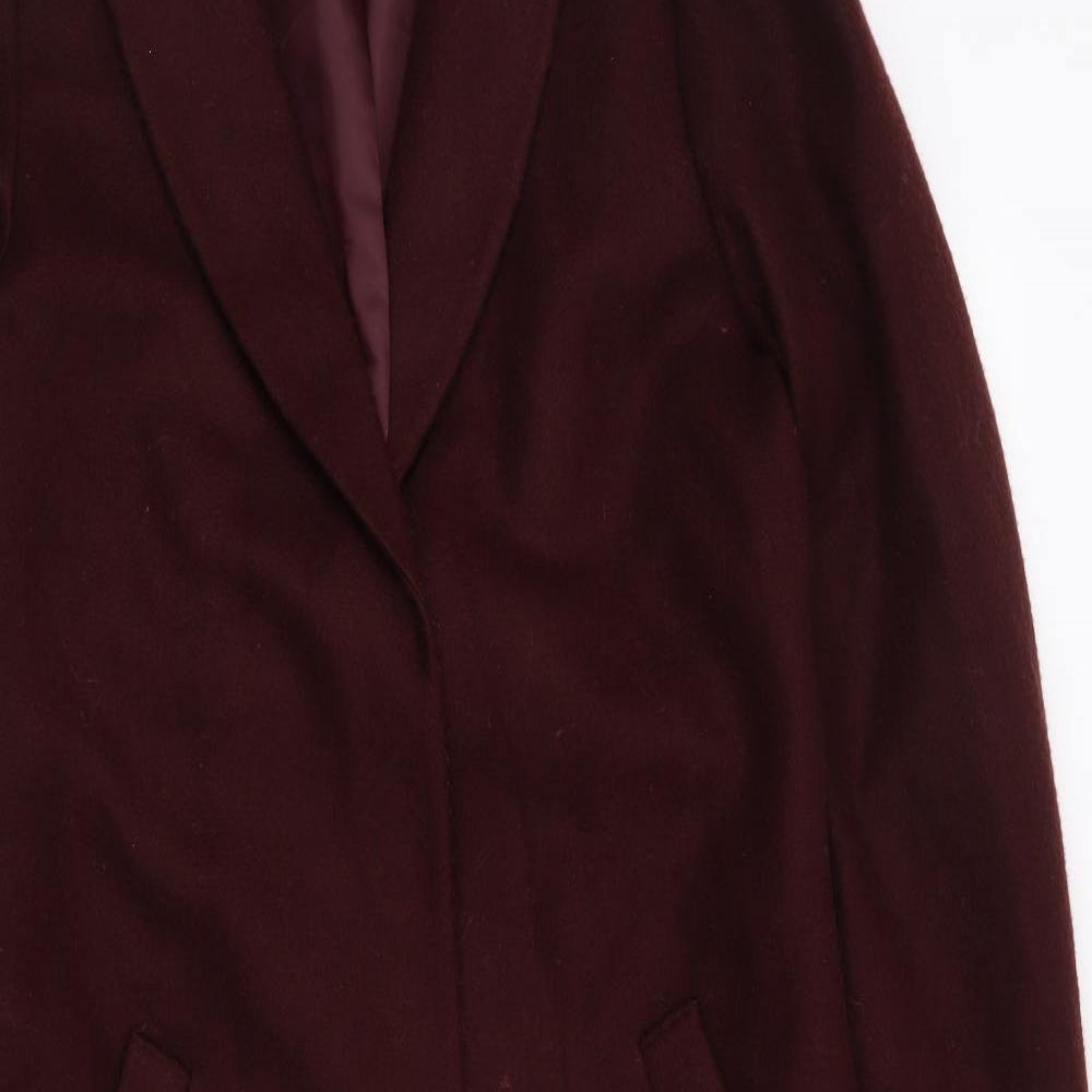 New Look Womens Brown   Jacket Coat Size 8  Snap