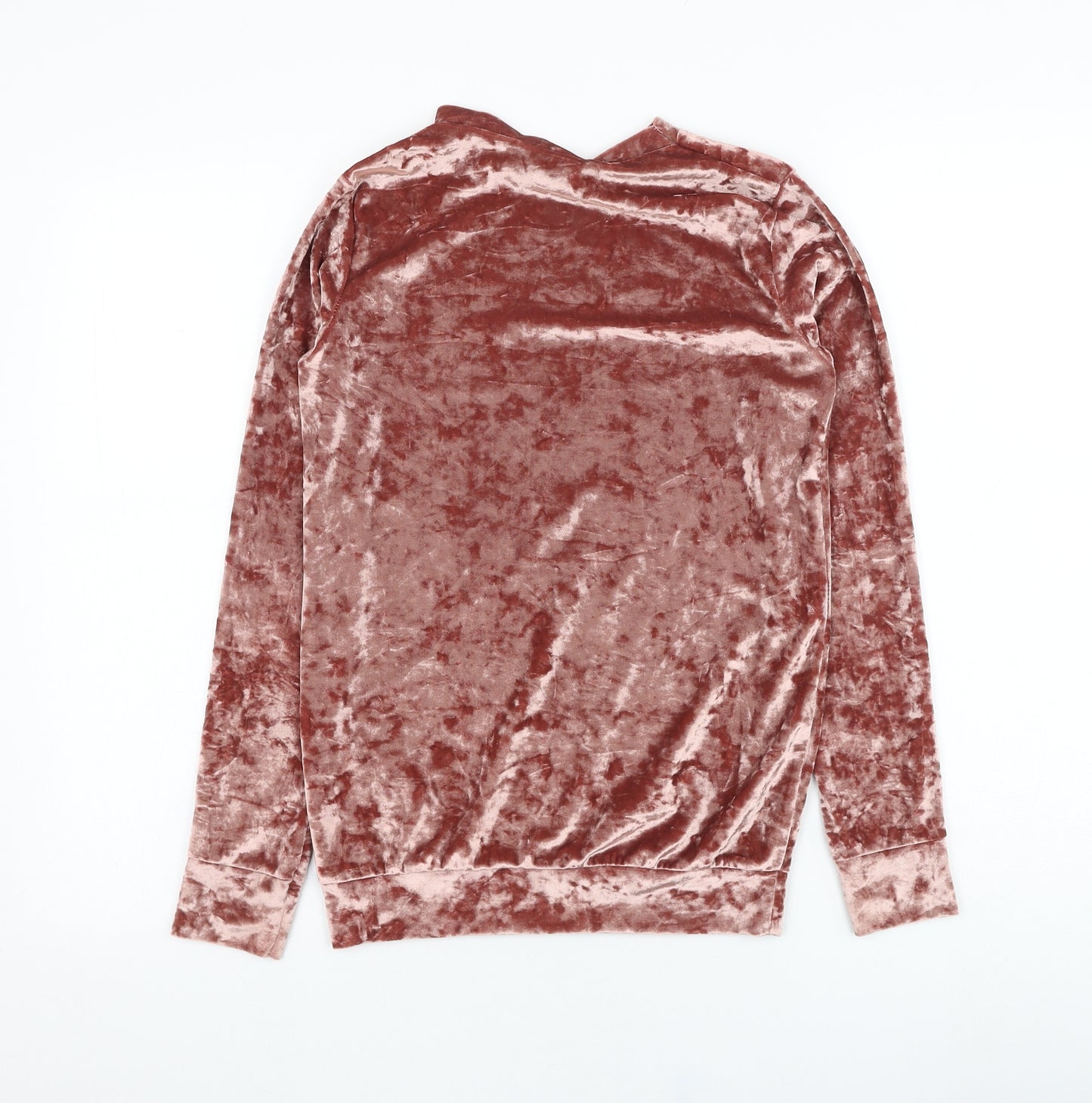 Signature Girls Pink  Polyester Pullover Sweatshirt Size 13-14 Years  Pullover