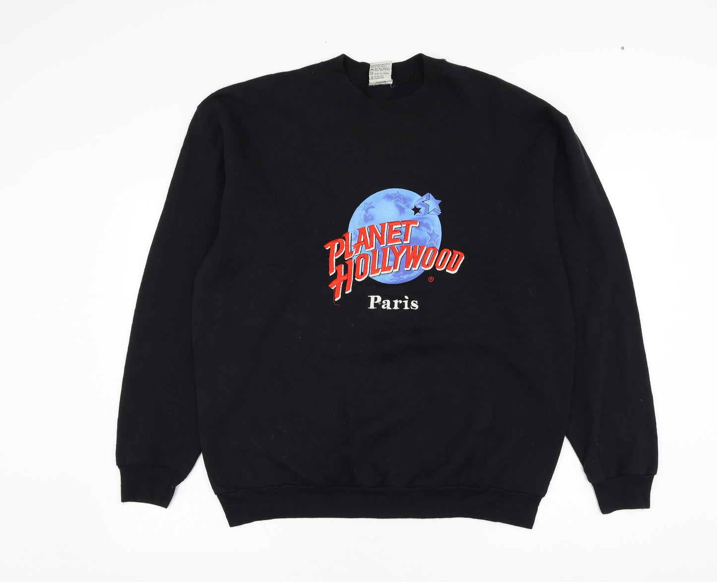 Planet Hollywood Womens Black  Cotton  Sweatshirt Size XL  Pullover