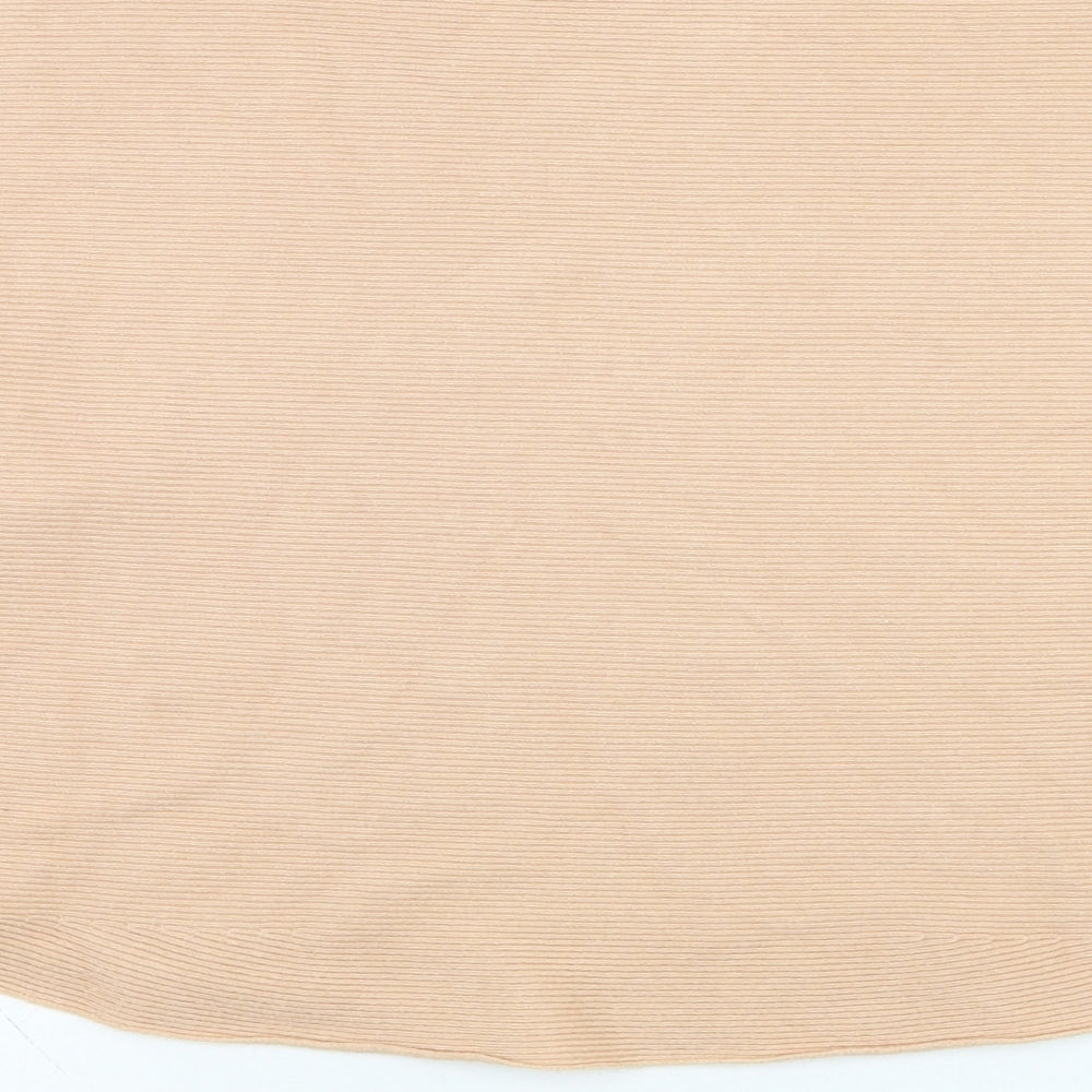 Apricot Womens Orange Round Neck  Viscose Pullover Jumper Size 12