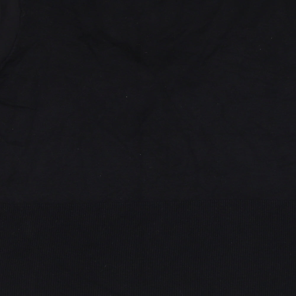 Principles Womens Black  Viscose Basic Blouse Size 16 V-Neck