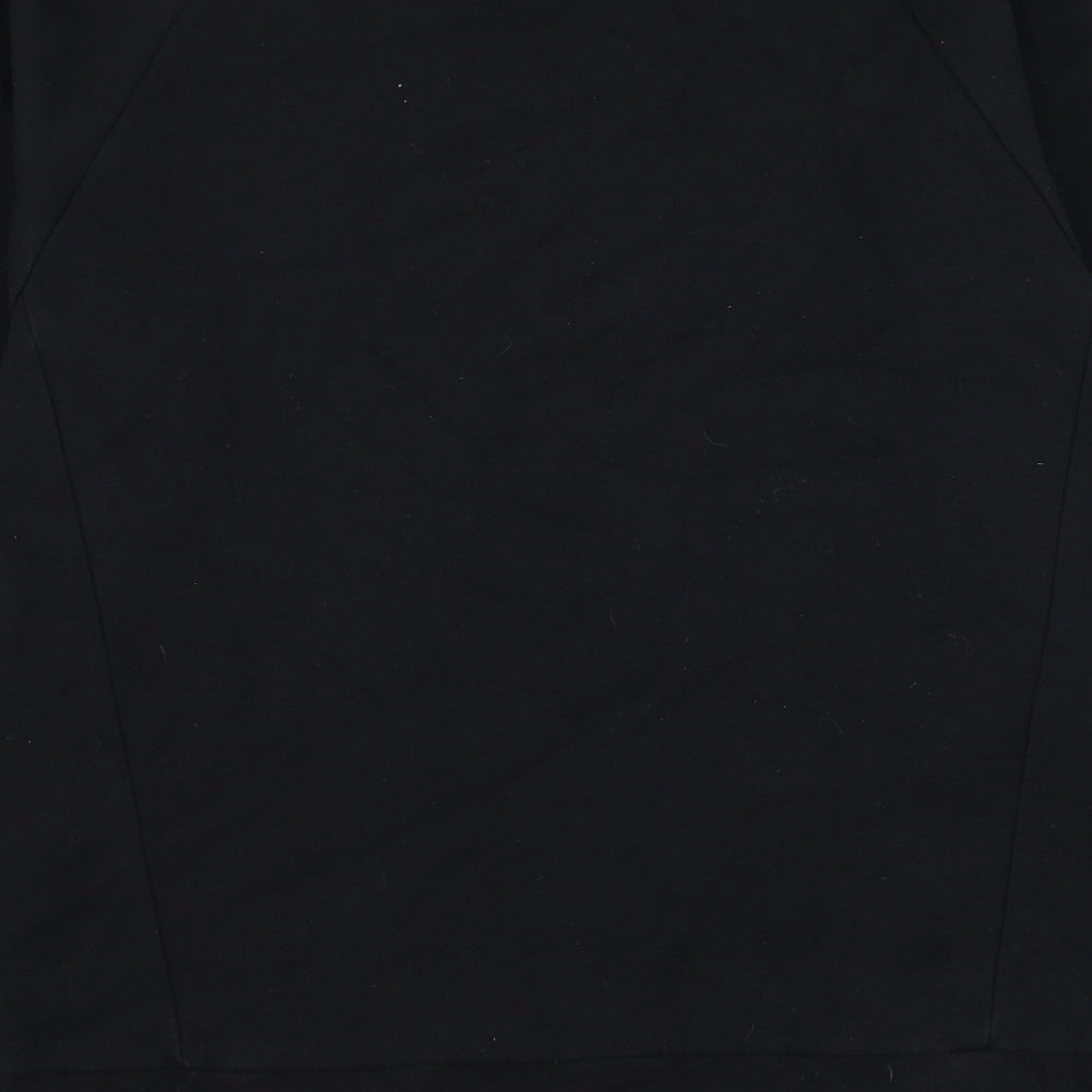 Foot Locker Mens Black  Cotton Pullover Sweatshirt Size L