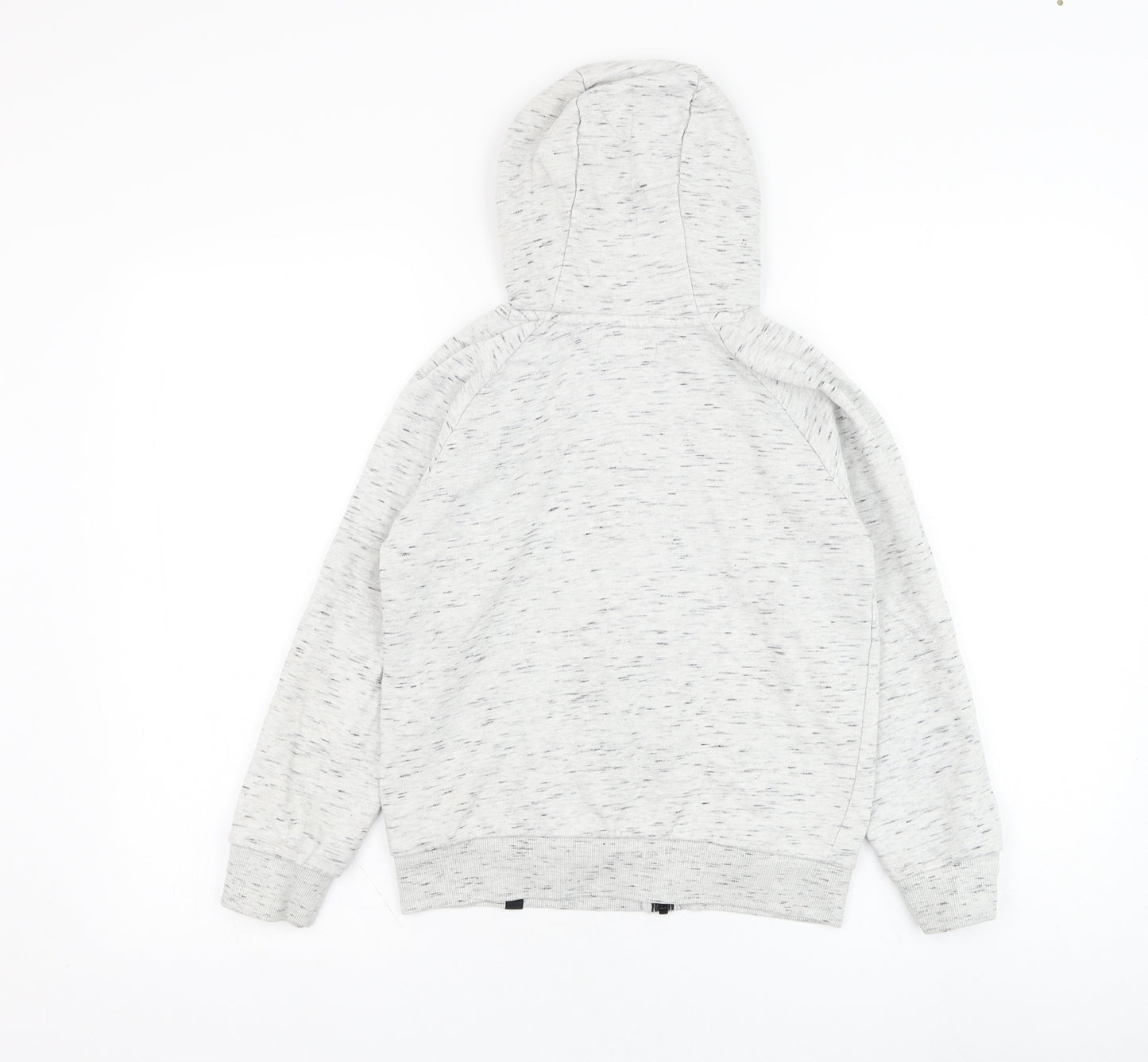 NEXT Boys Grey  Cotton Full Zip Hoodie Size 9 Years  Zip