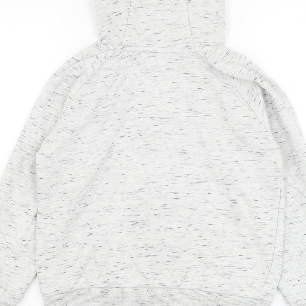 NEXT Boys Grey  Cotton Full Zip Hoodie Size 9 Years  Zip