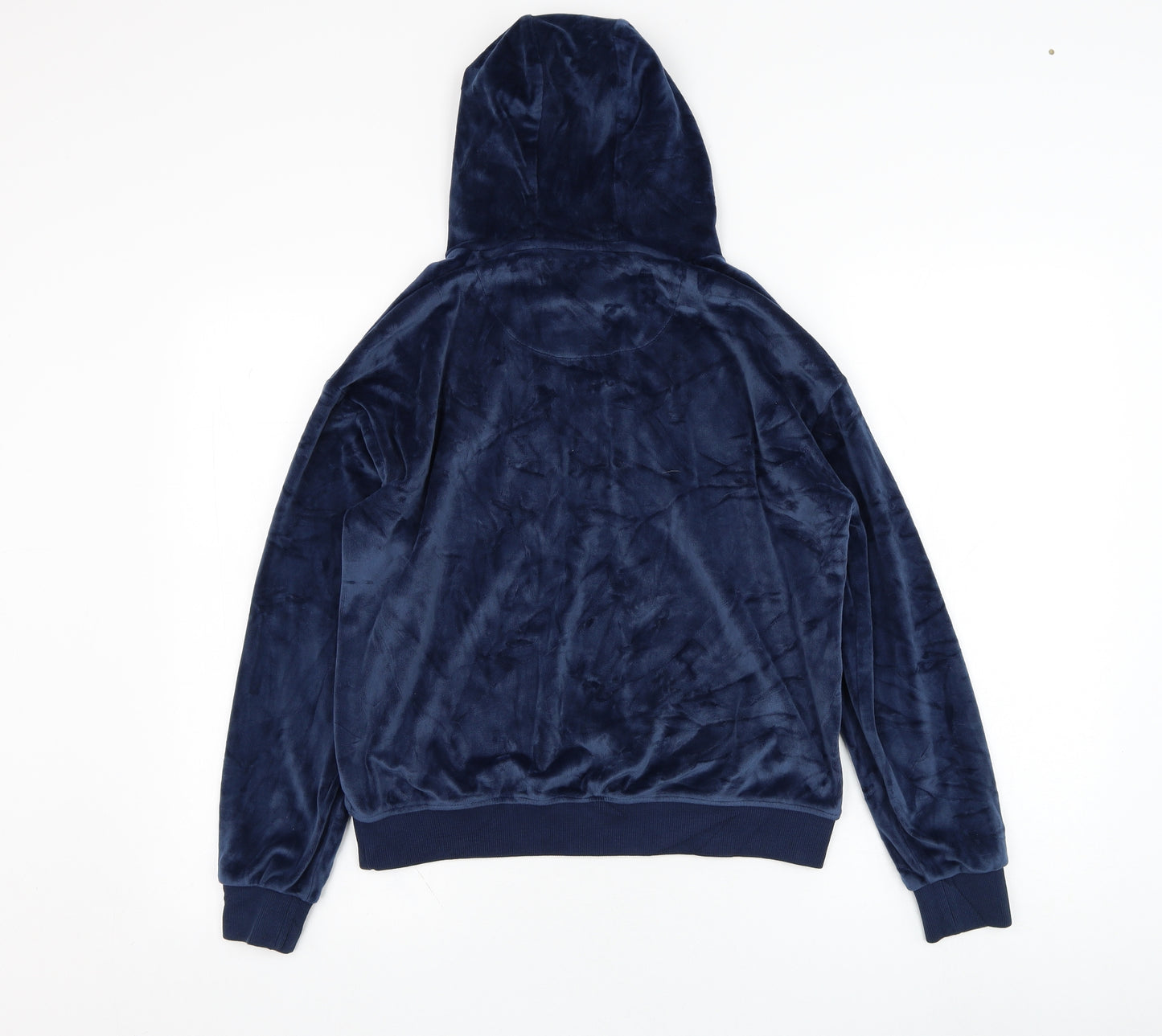 Marks and Spencer Womens Blue  Polyester Pullover Hoodie Size 16  Pullover - Maybe Later, Loungewear