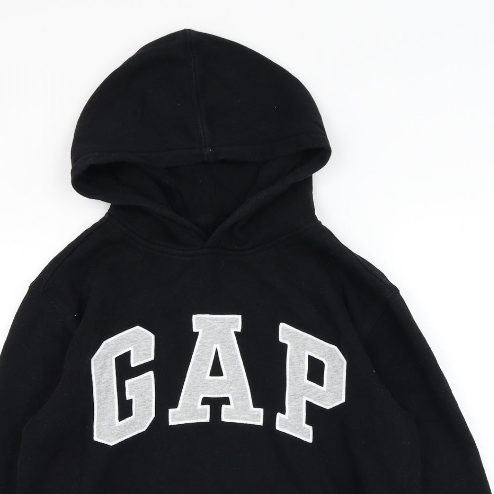 Gap Boys Black  Cotton Pullover Hoodie Size XL  Pullover