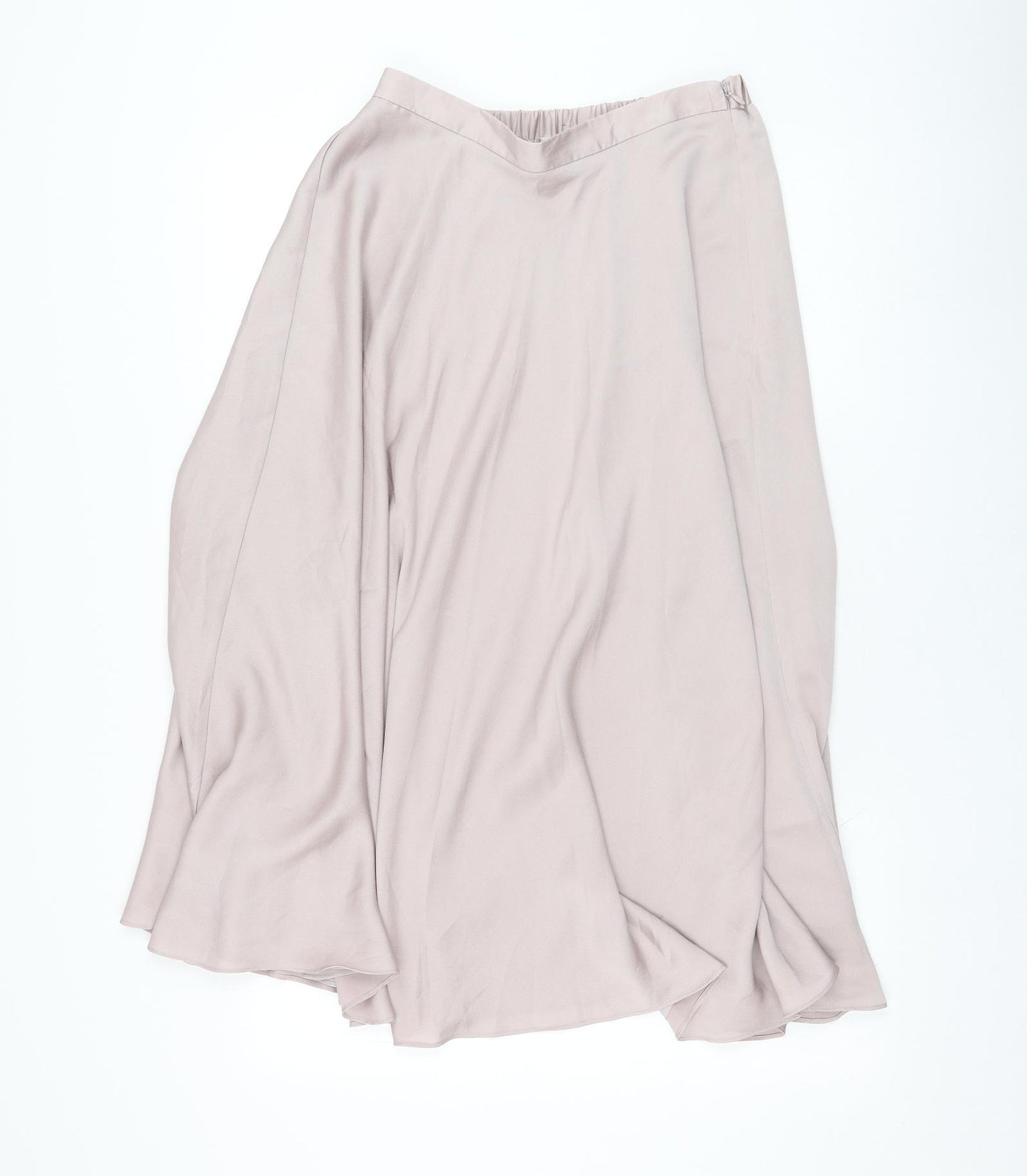 Jaques Vert Womens Pink  Polyester Flare Skirt Size 10   Zip