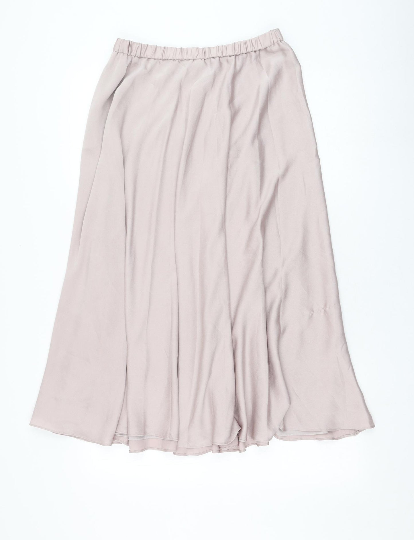 Jaques Vert Womens Pink  Polyester Flare Skirt Size 10   Zip