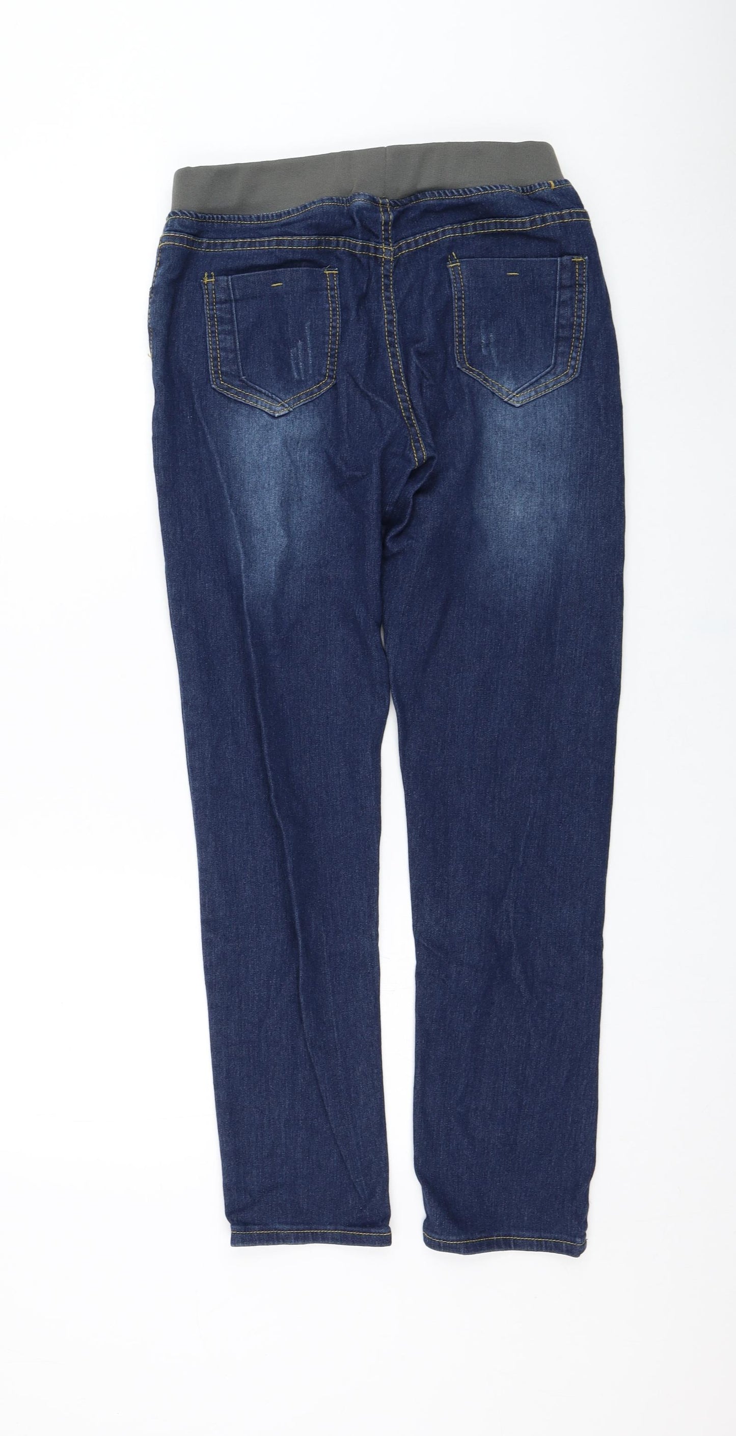 Preworn Mens Blue  Polyester Straight Jeans Size 30 in L28 in Regular