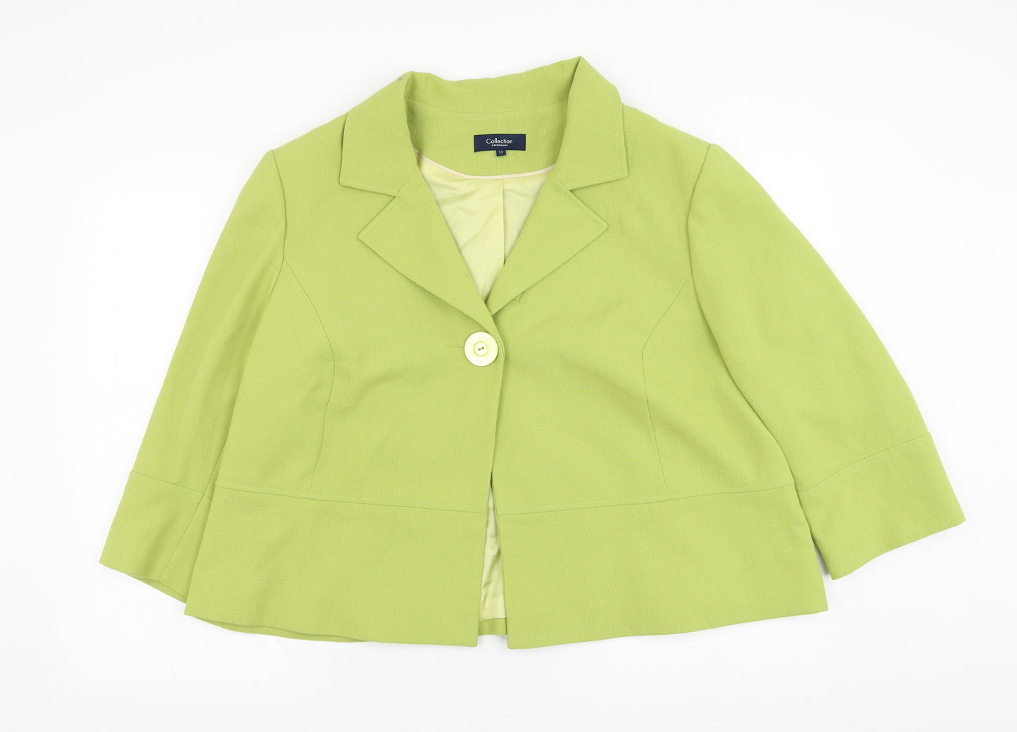 Debenhams Womens Green   Jacket Blazer Size 22  Button