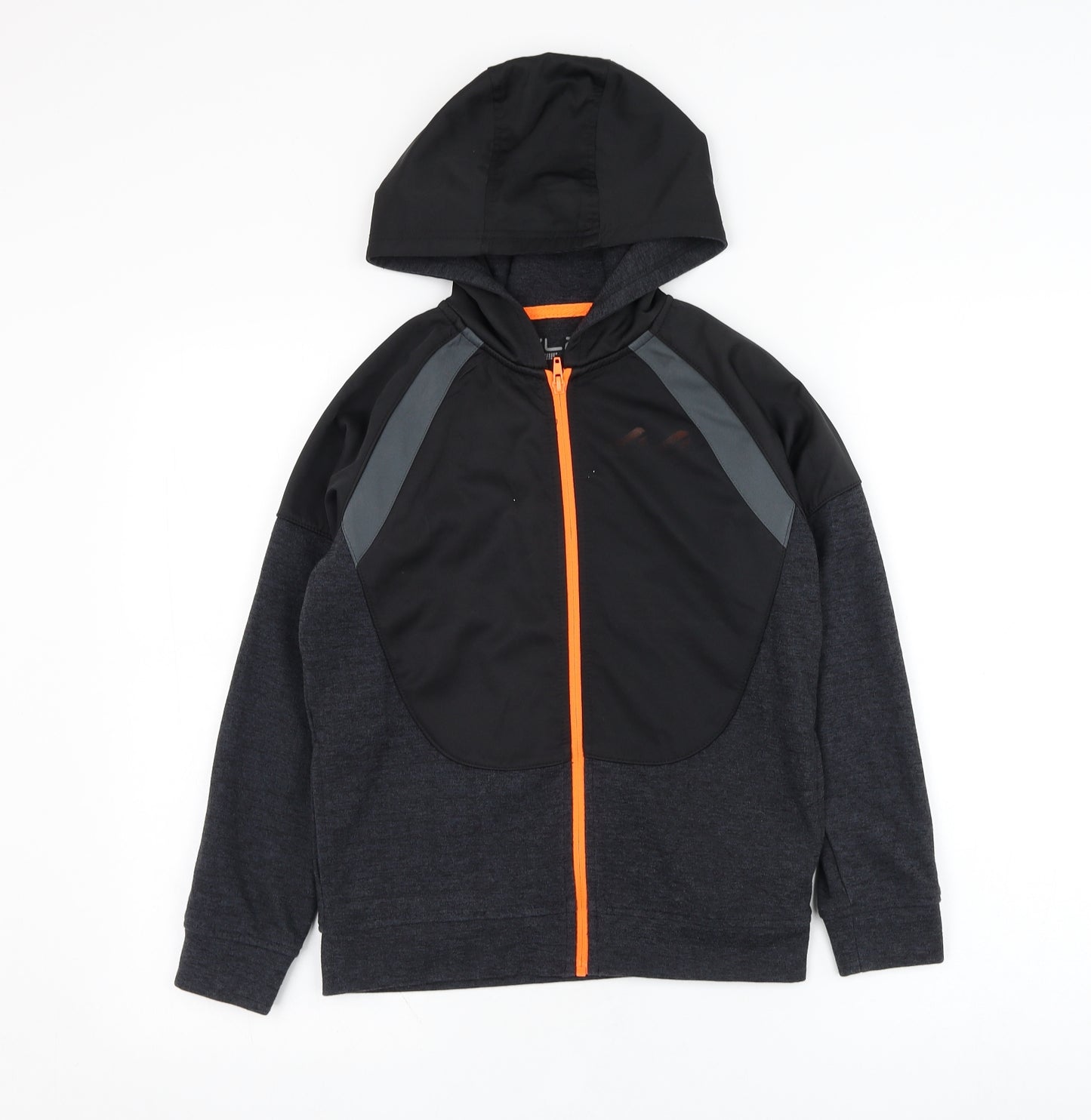Dunnes Stores Boys Grey  Cotton Full Zip Hoodie Size 9-10 Years  Zip