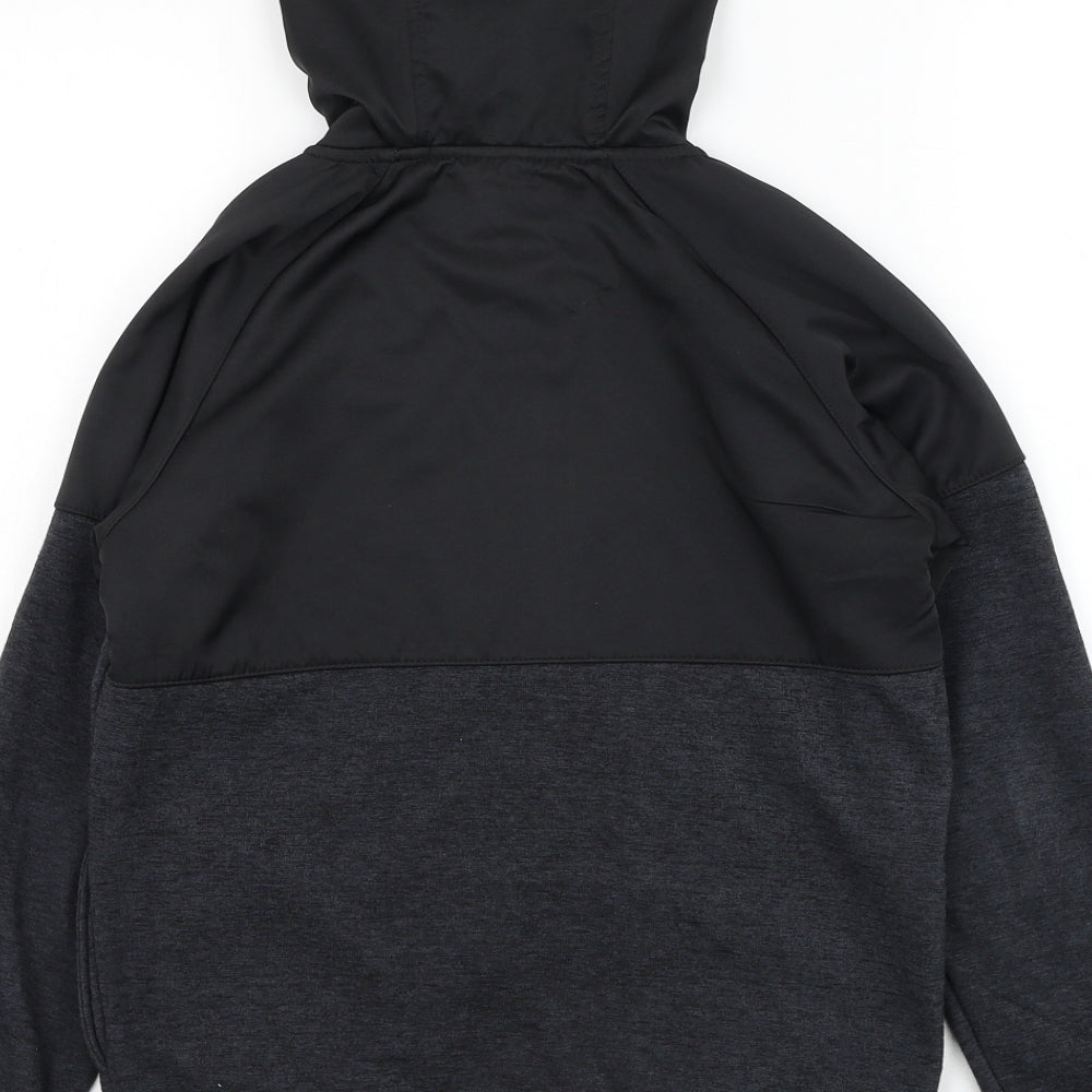 Dunnes Stores Boys Grey  Cotton Full Zip Hoodie Size 9-10 Years  Zip