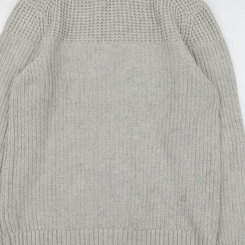 Ted Baker Mens Beige Round Neck  Cotton Pullover Jumper Size XL