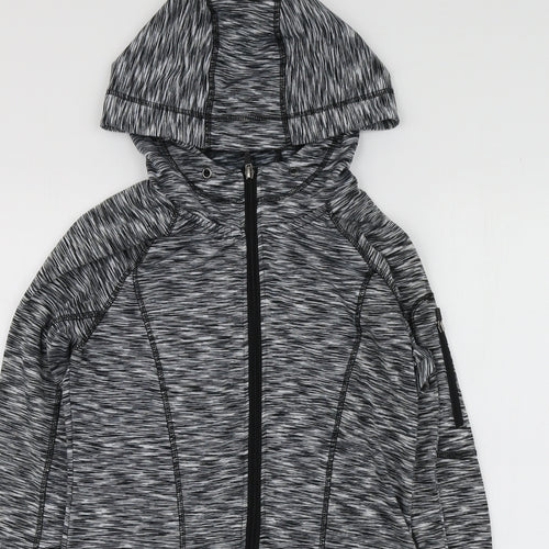 RBX Womens Grey  Polyester Full Zip Hoodie Size S