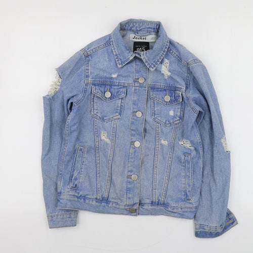 New Look Girls Blue   Jacket  Size 9 Years
