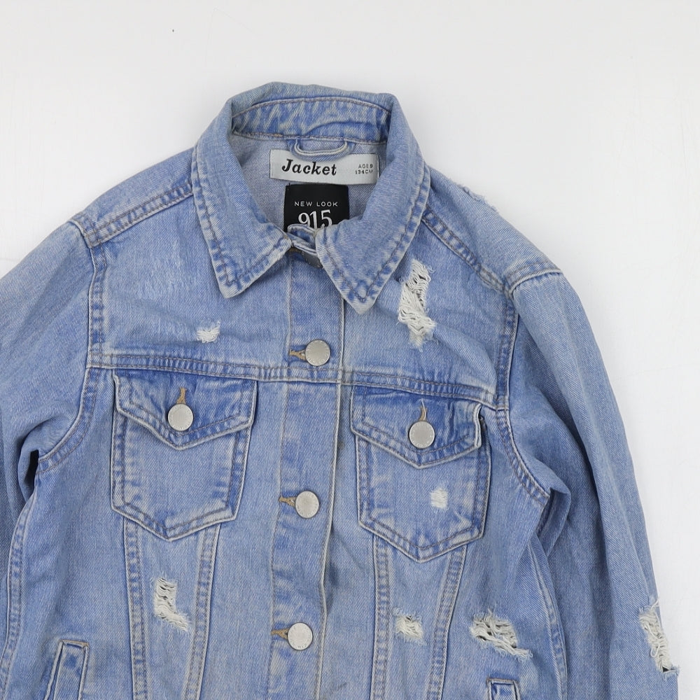New Look Girls Blue   Jacket  Size 9 Years