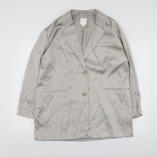 H&M Womens Silver   Jacket  Size S
