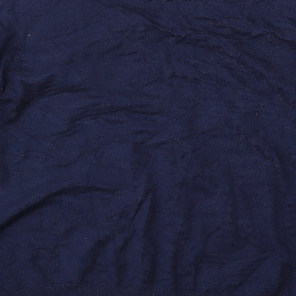 George Womens Blue Round Neck  Viscose Cardigan Jumper Size 20