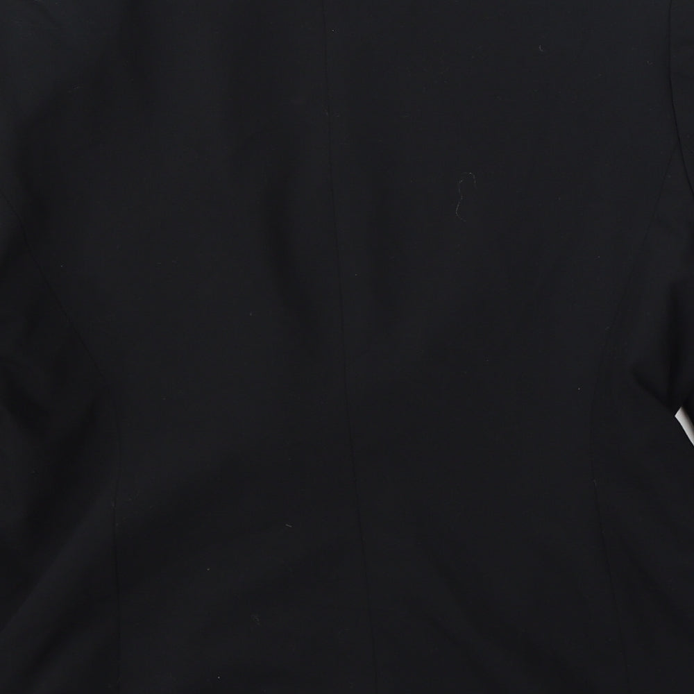 NEXT Womens Black  Polyester Jacket Suit Size 16