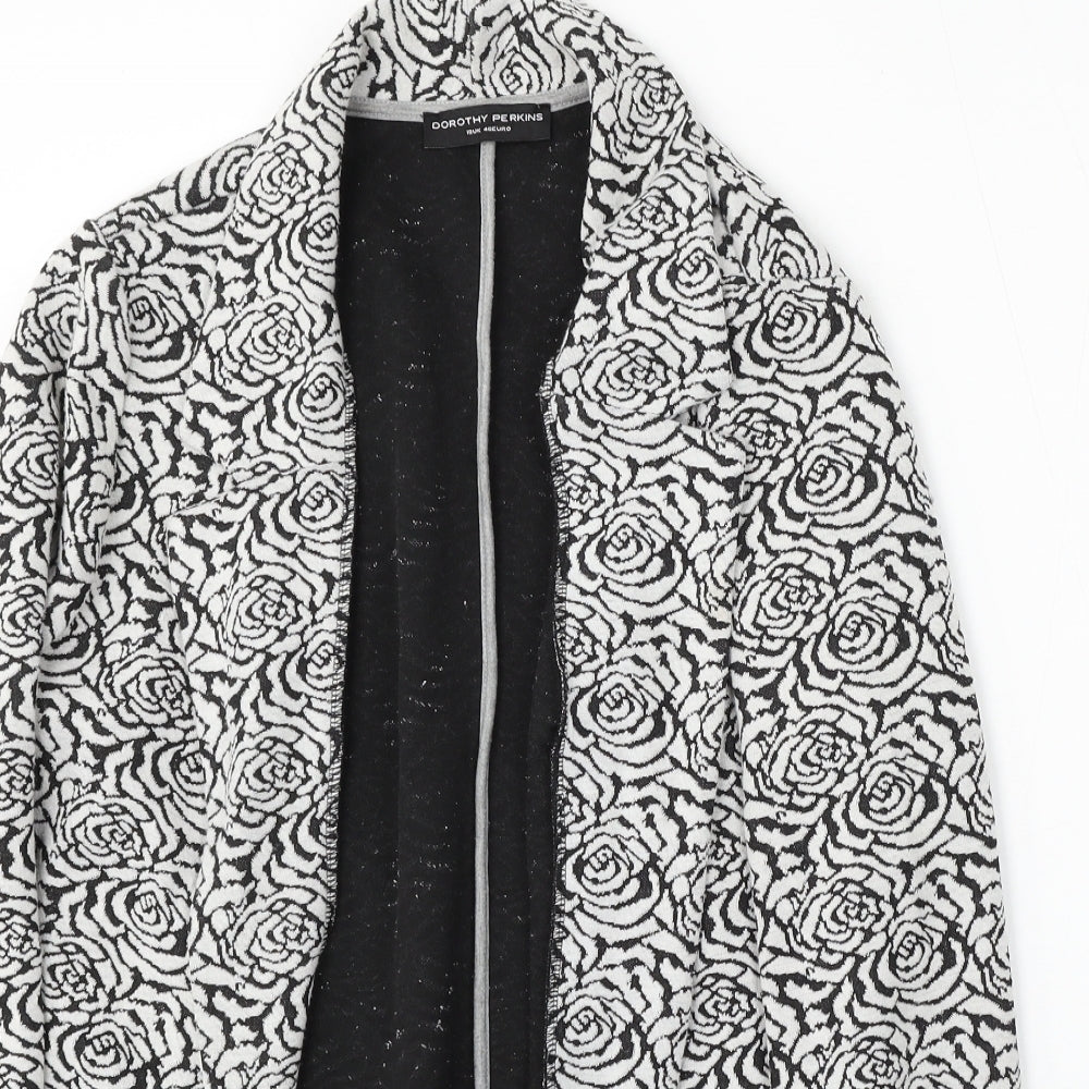 Dorothy Perkins Womens White Geometric  Jacket  Size 18