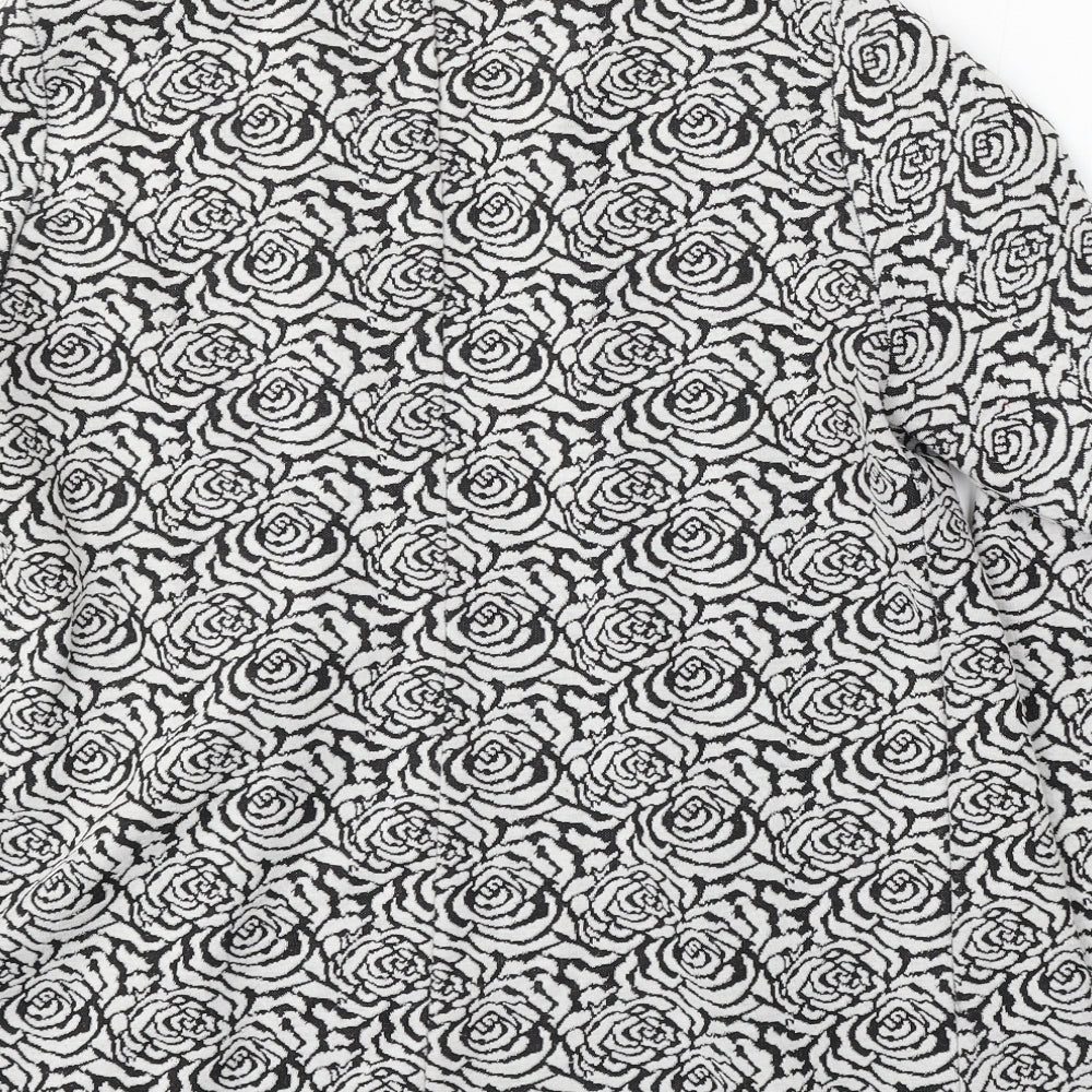 Dorothy Perkins Womens White Geometric  Jacket  Size 18