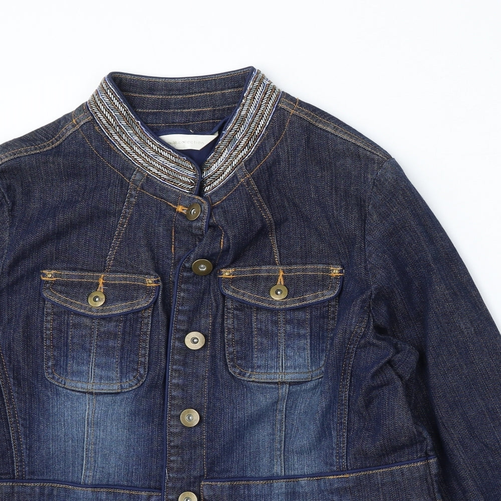 George Womens Blue   Jacket  Size 16  Button