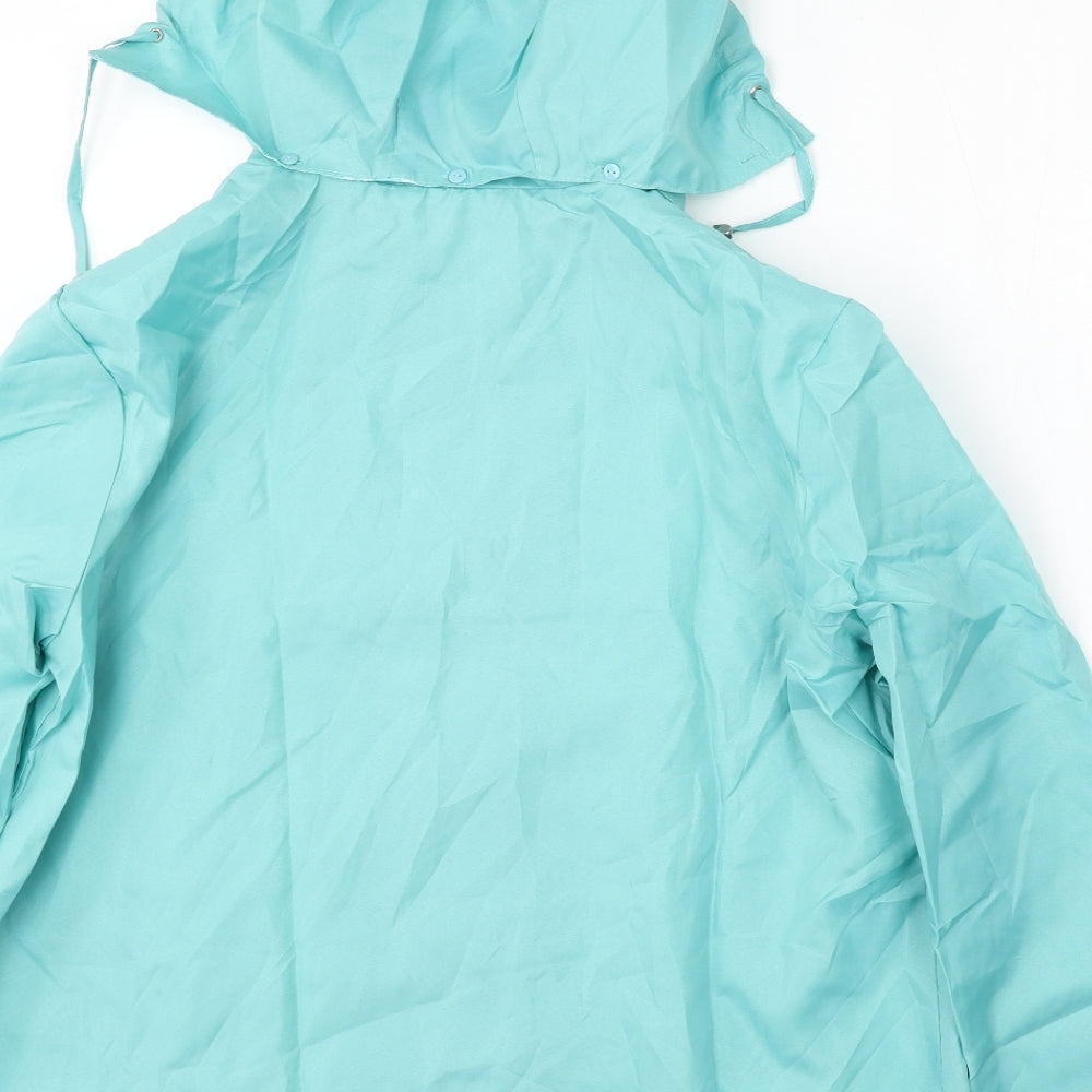 Anne De Lancay Womens Blue   Jacket  Size L