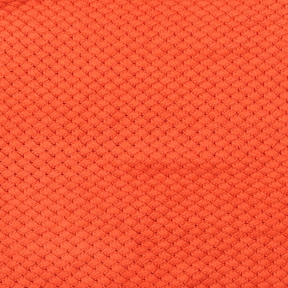 Marks and Spencer Womens Orange Round Neck  Acrylic Pullover Jumper Size 18